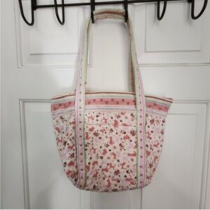 Cat Print Quilted Paw Tote Bag Purse